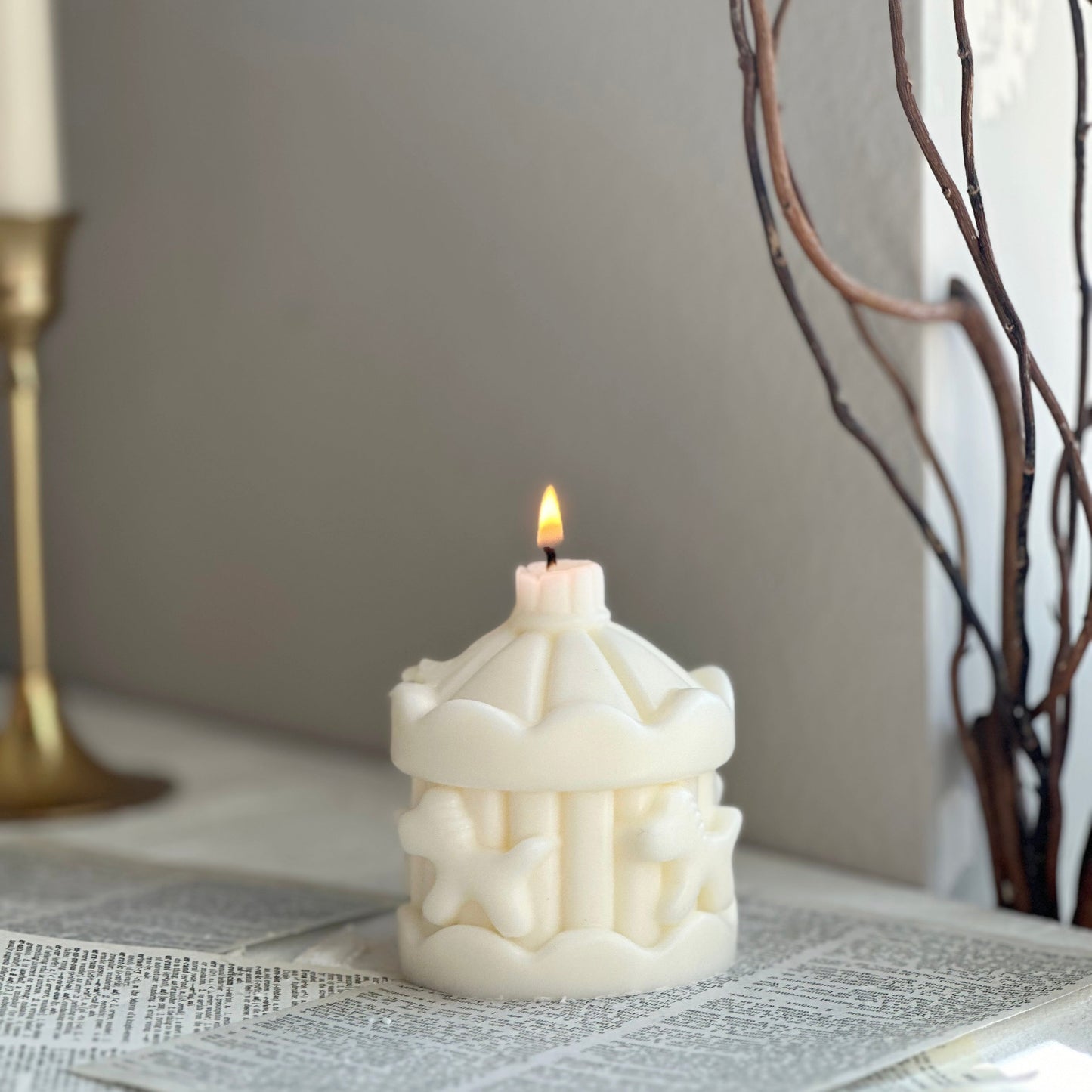 Carousel Horse Candle