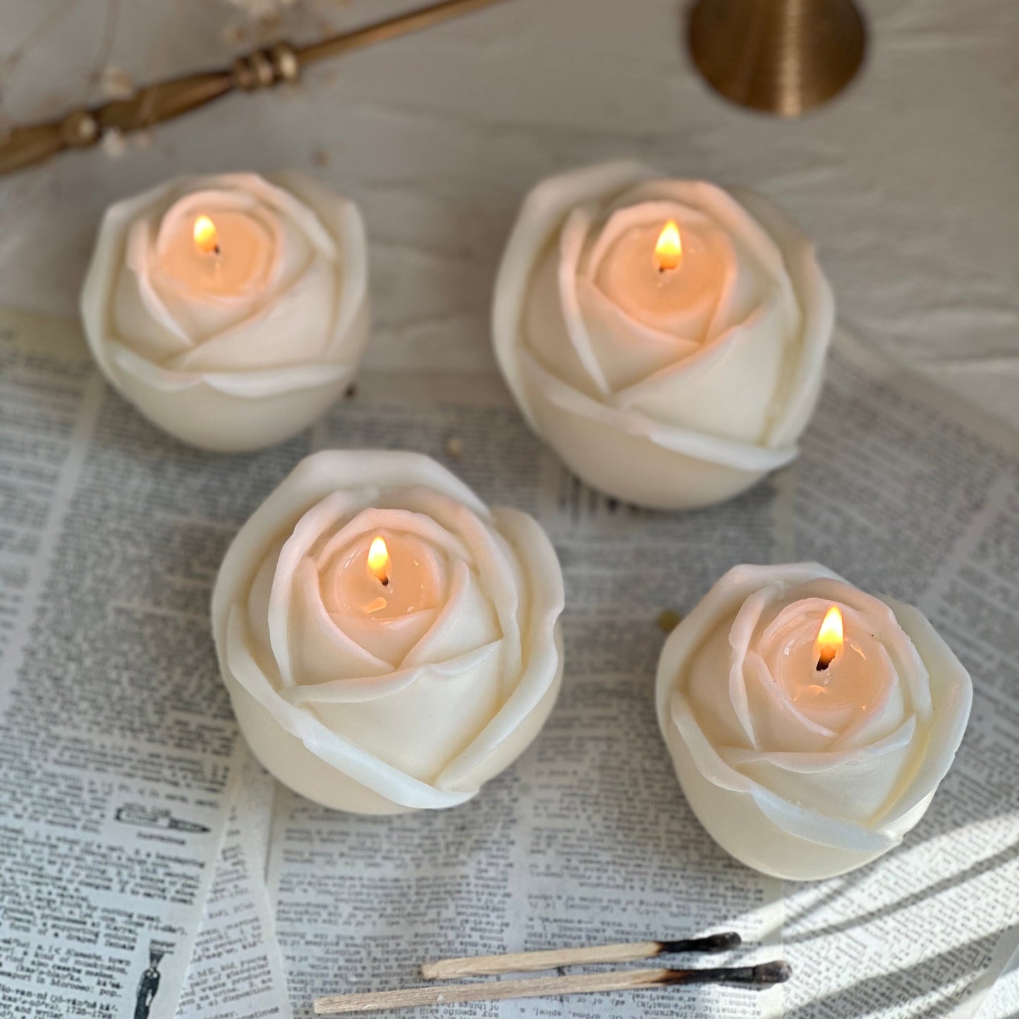 Blooming Rose Candle (1 pc)