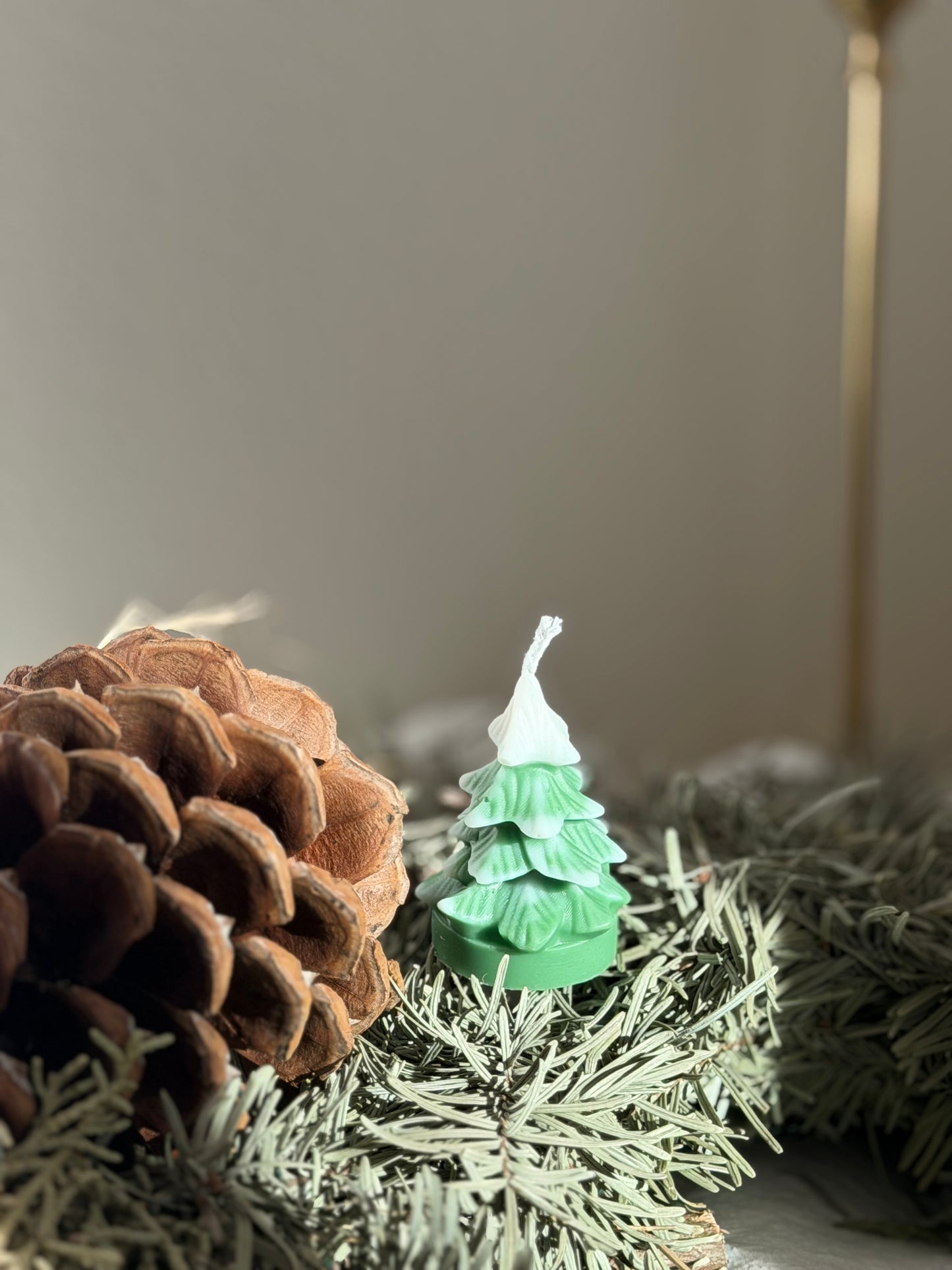 Mini Christmas Tree Trio Candles