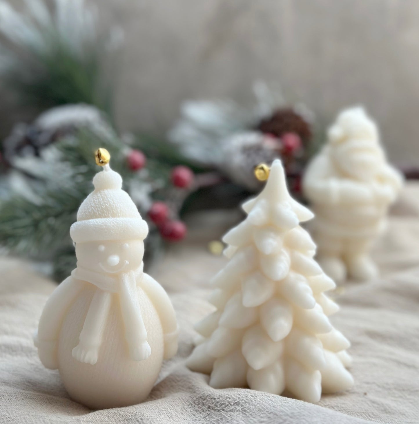 Cute Christmas Tree Candle
