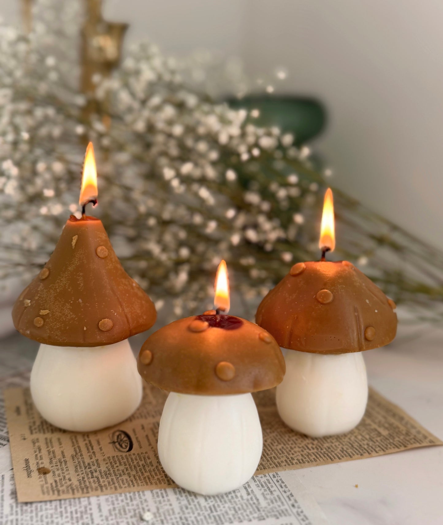 Mushroom Candle