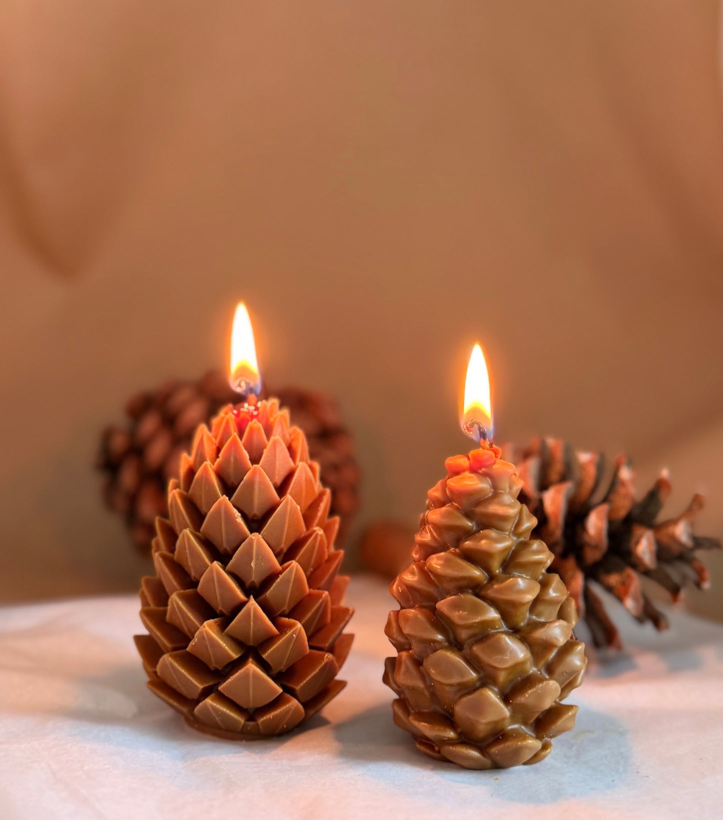 Woodland Pine Cone Candle