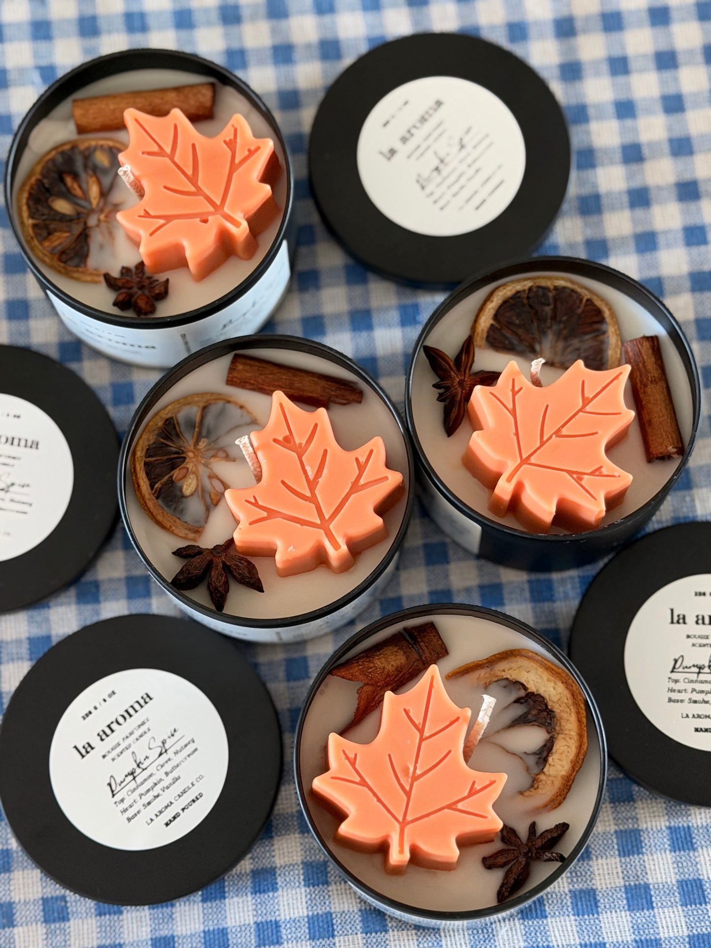 Autumn Leaf Candle Jar | 8oz