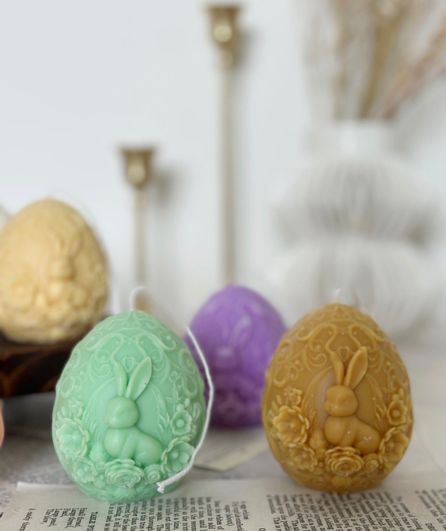 Easter Fairy Egg Candle