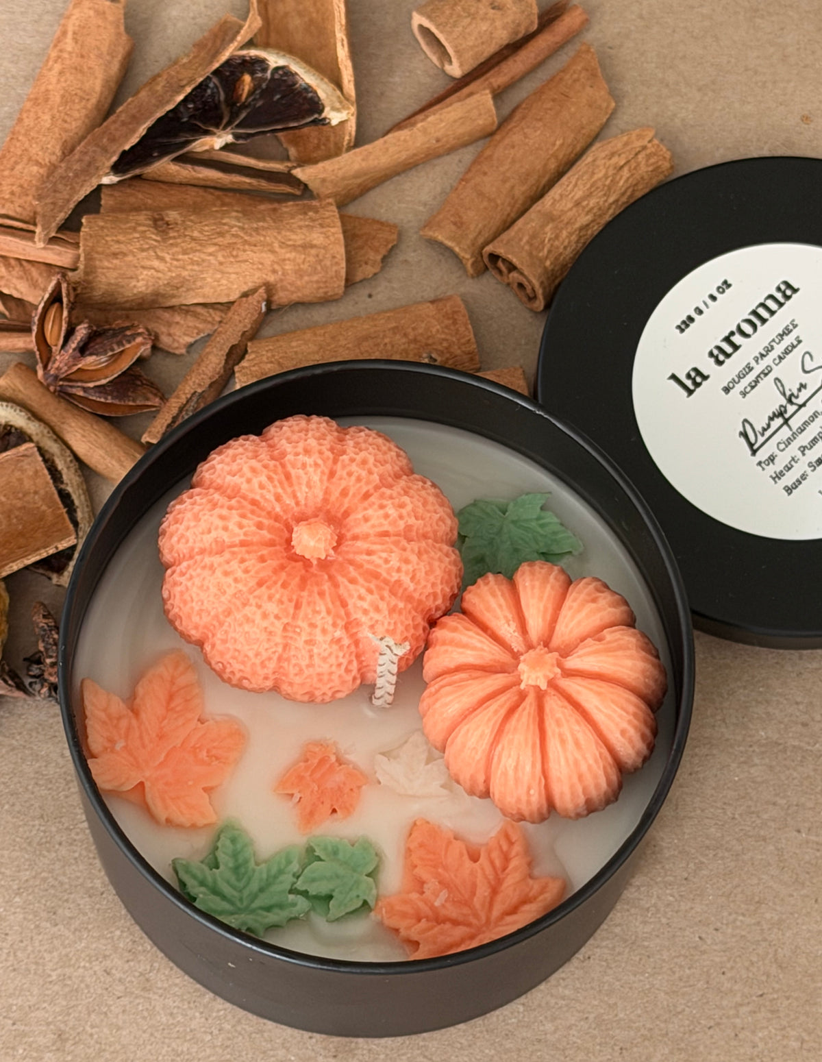 Autumn Pumpkin Garden Candle