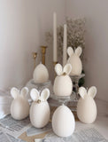 Handmade Greek Easter Bunny Egg Candle – Pascha Spring Decor (1pc)