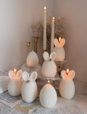 Handmade Greek Easter Bunny Egg Candle – Pascha Spring Decor (1pc)