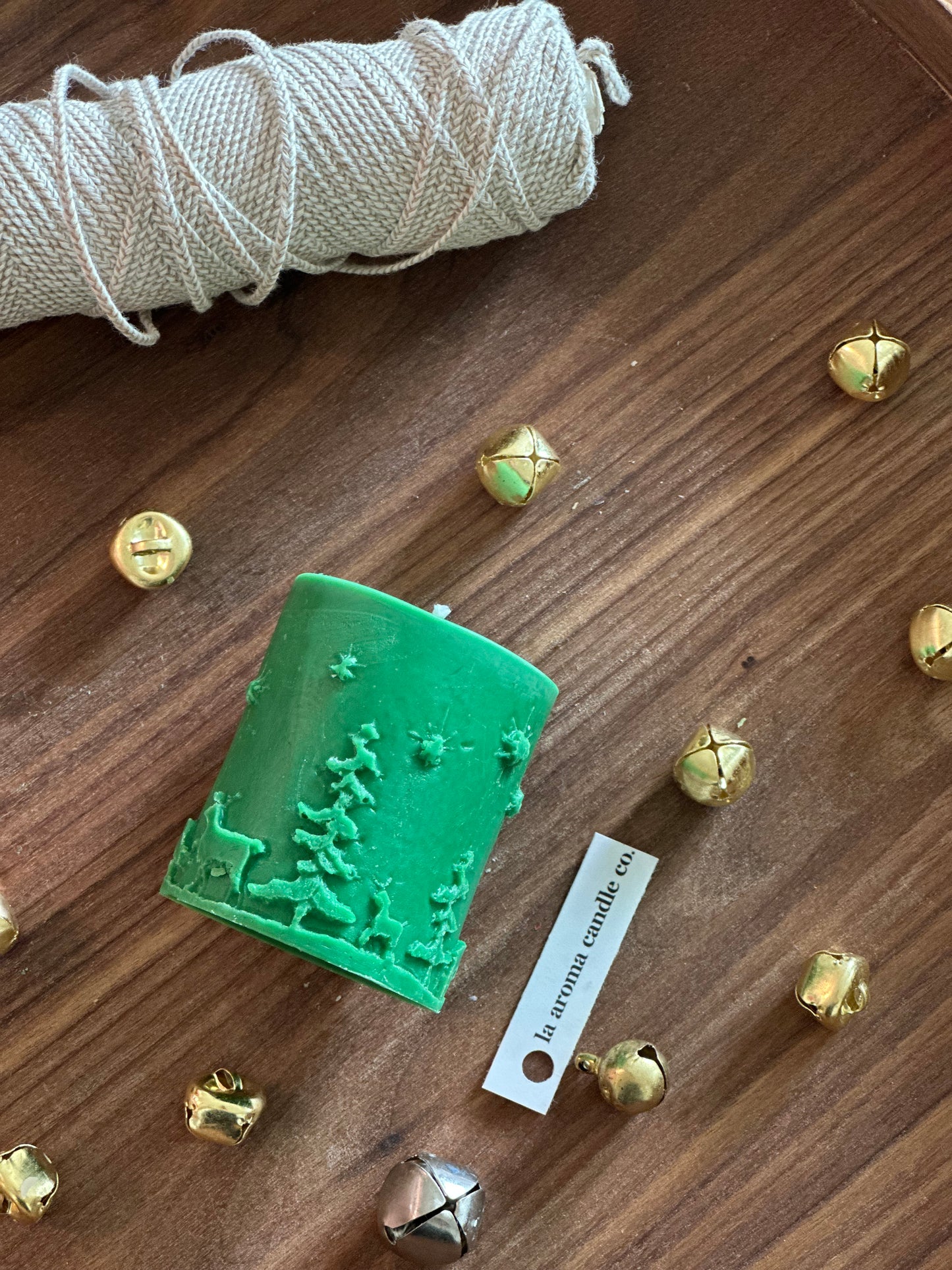Christmas Pillar Candle