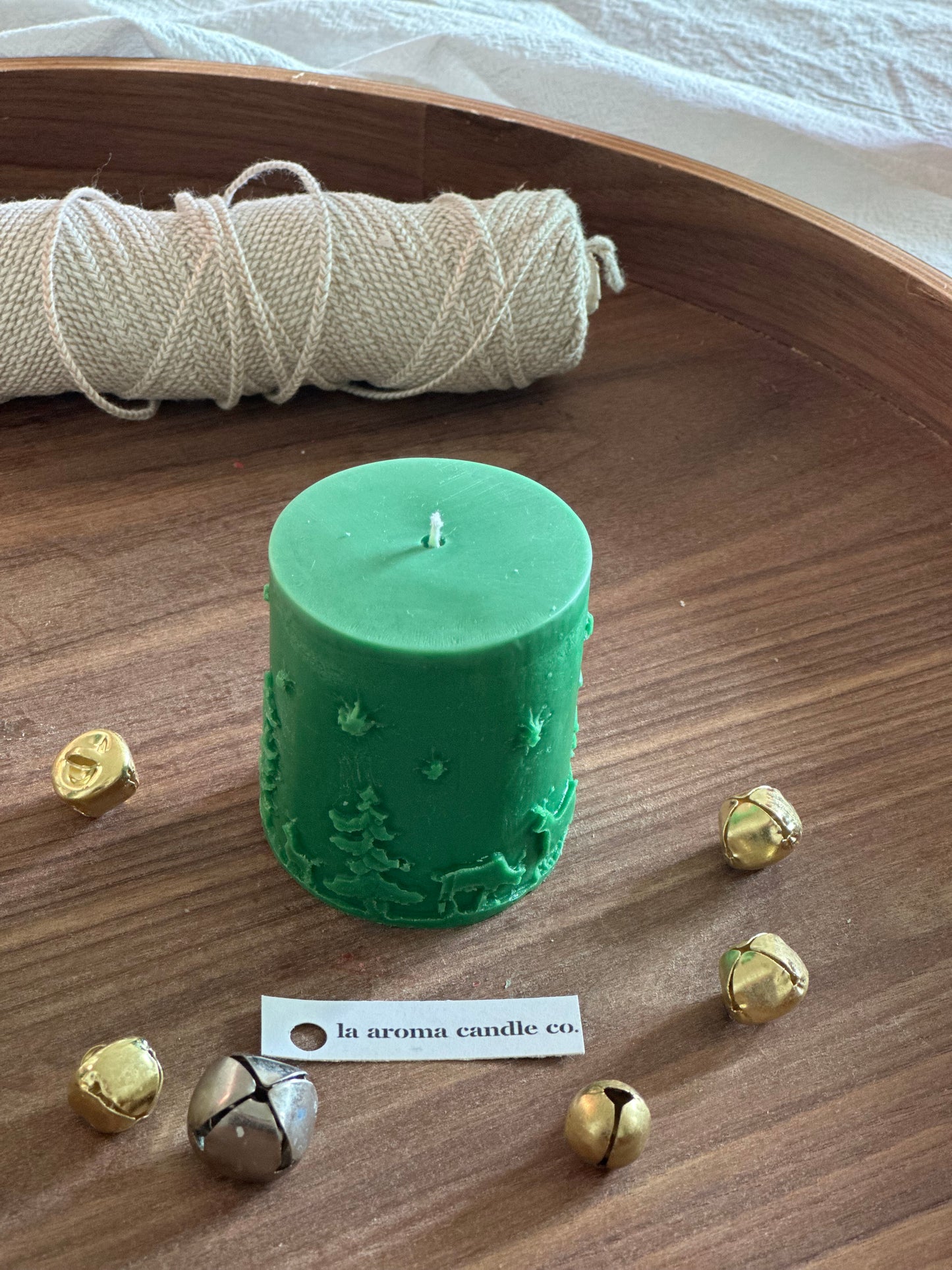 Christmas Pillar Candle