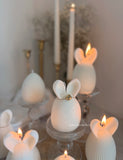 Handmade Greek Easter Bunny Egg Candle – Pascha Spring Decor (1pc)