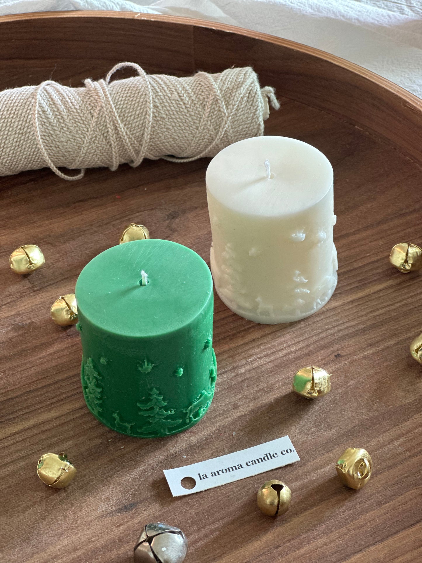 Christmas Pillar Candle