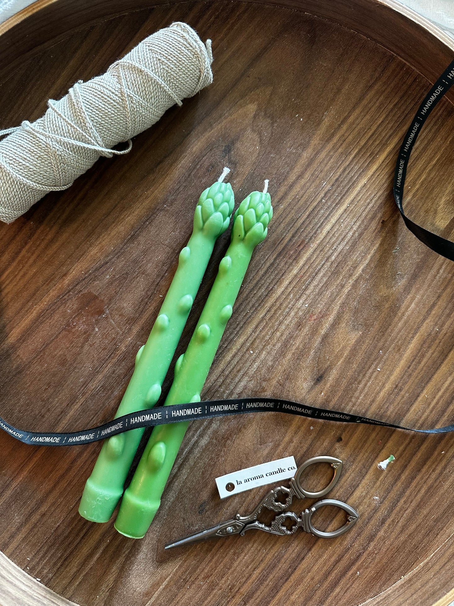 Asparagus Candle (A Pair)
