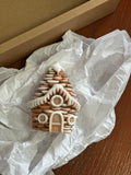 Winter Pinecone House Candle