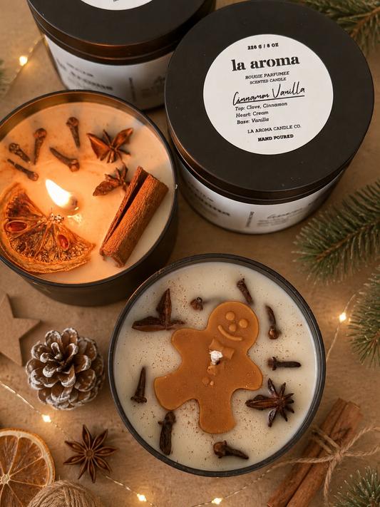 Gingerbread Man Candle – Ginger Spice Christmas Scented Candle