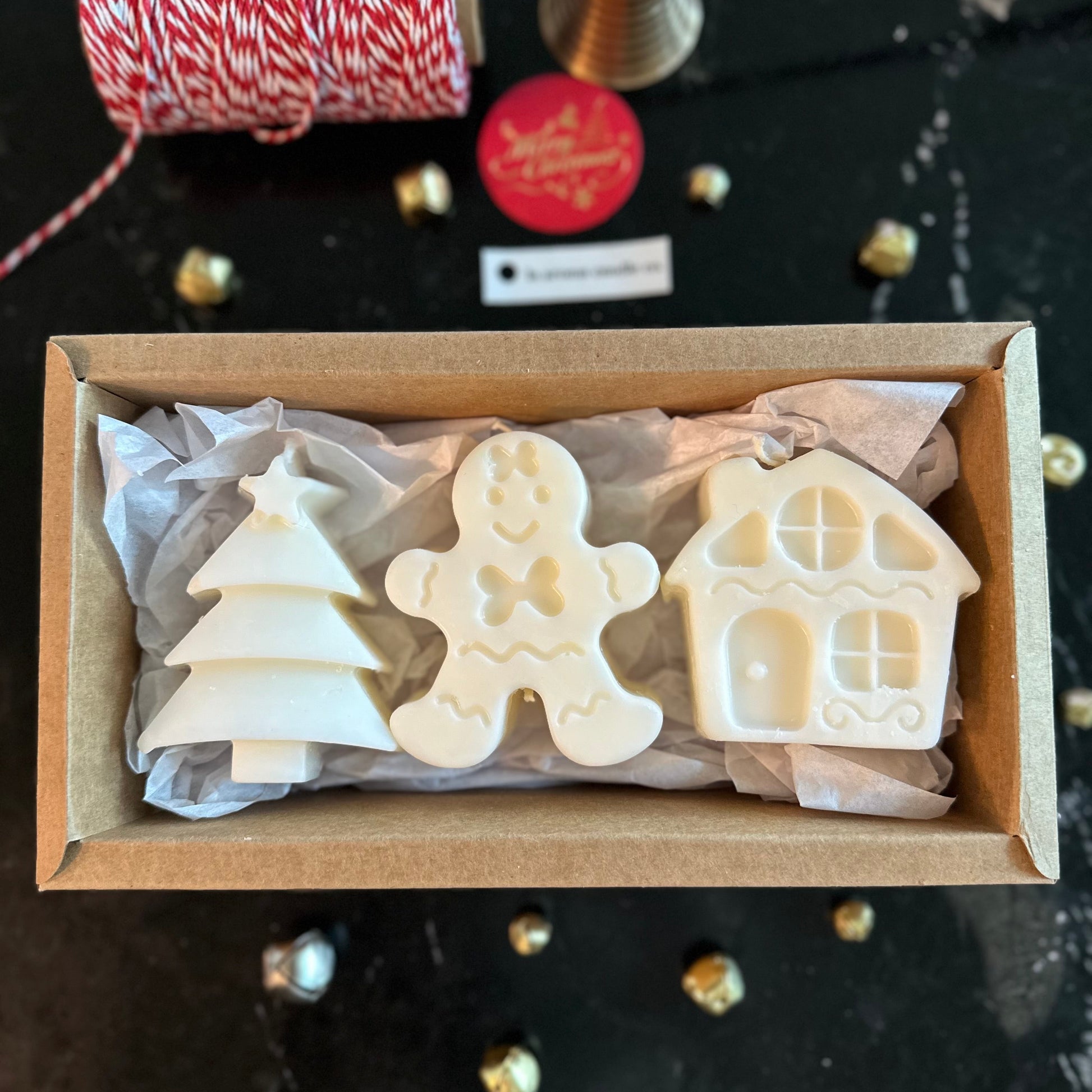 Christmas Magic Candle Gift Box Handmade Holiday Soy Wax Candle Collection