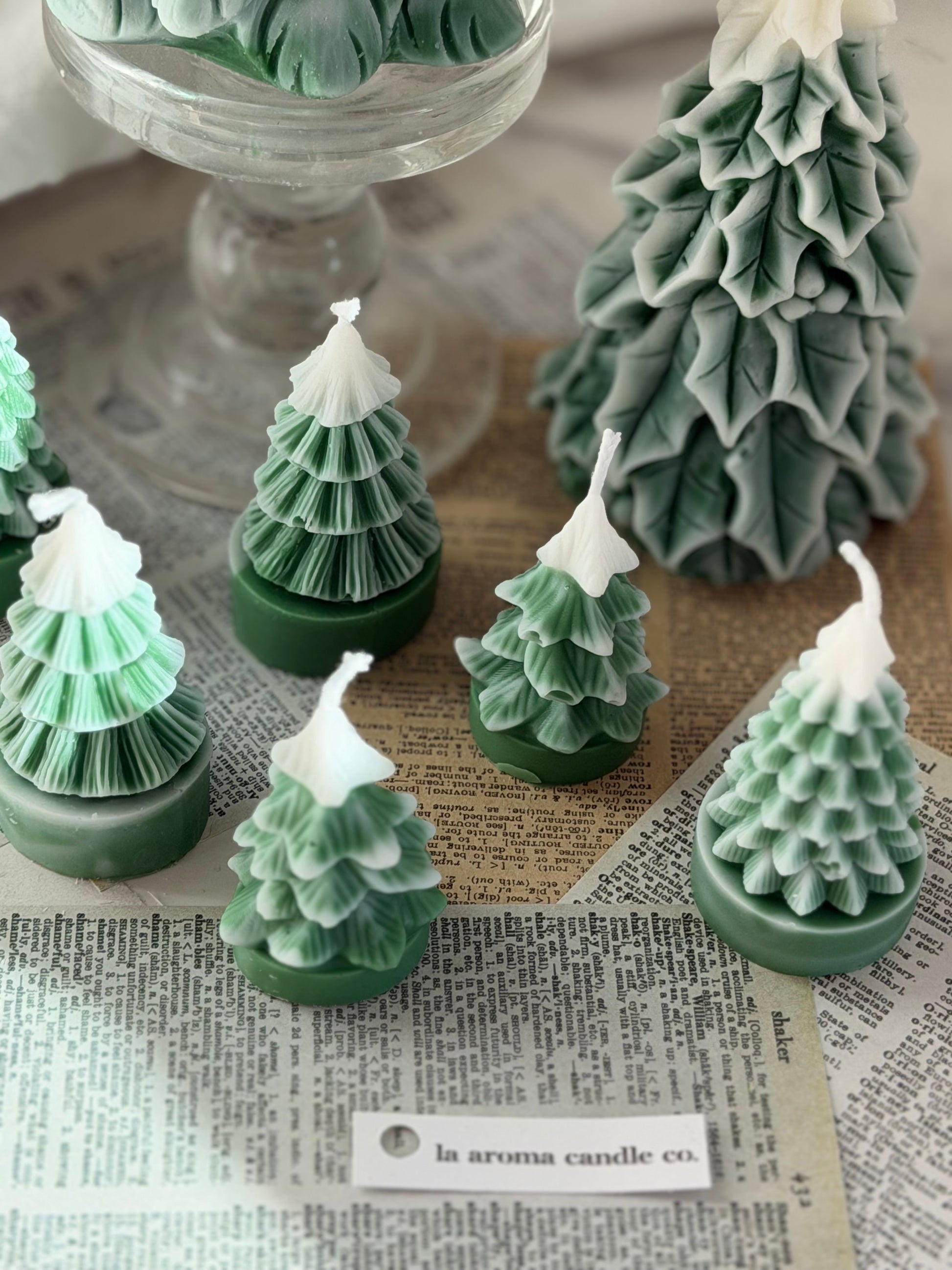 Decorative Christmas Tree Candles for Seasonal Home Styling