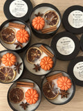 Fall Pumpkin Design Candle Jar/ 8oz
