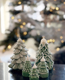 Handmade Christmas Tree Candles Mini and Classic Holiday Decor