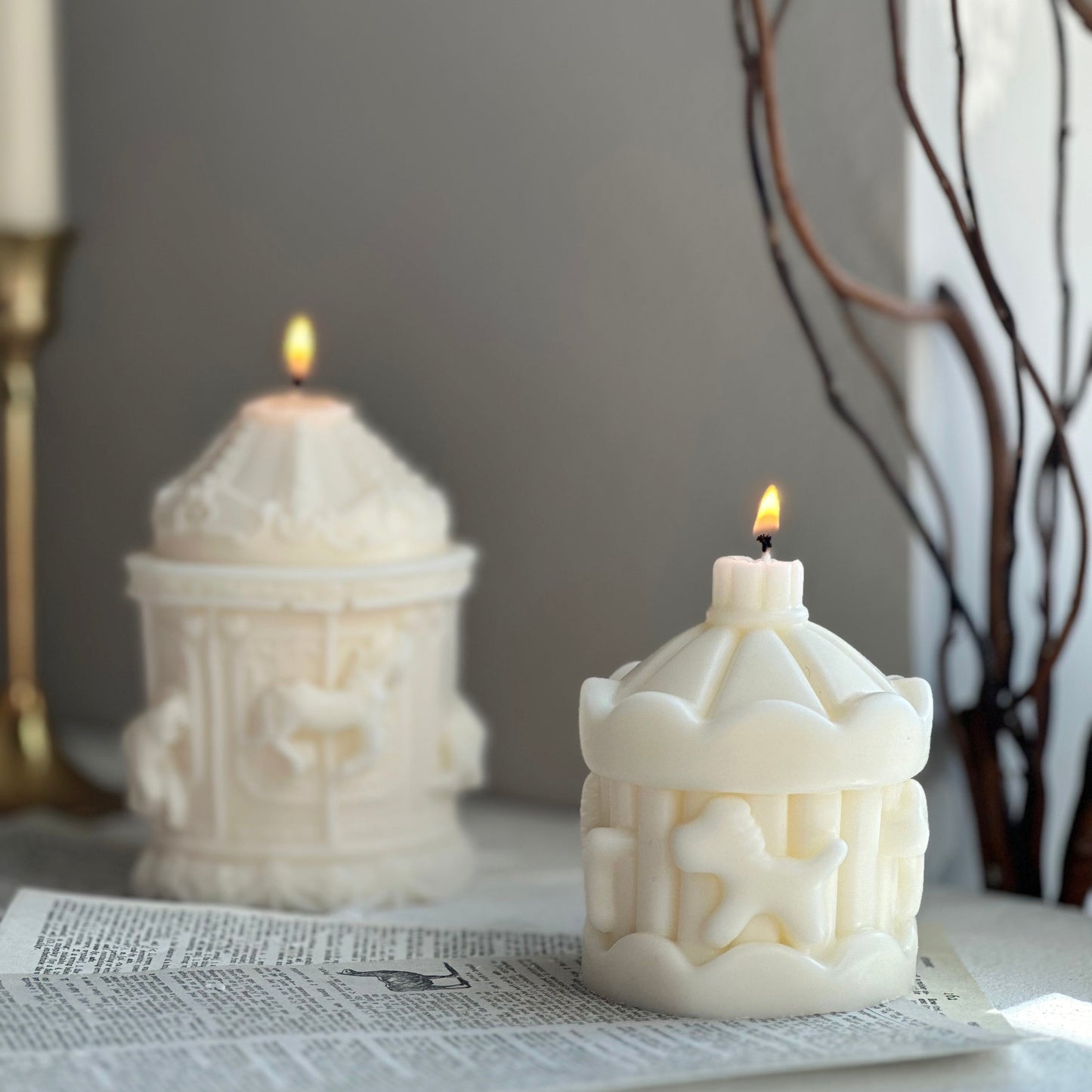Carousel Horse Candle