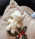 Gingerbread Christmas Boy Candle | Handmade Soy Wax Holiday Candle | Christmas Decor