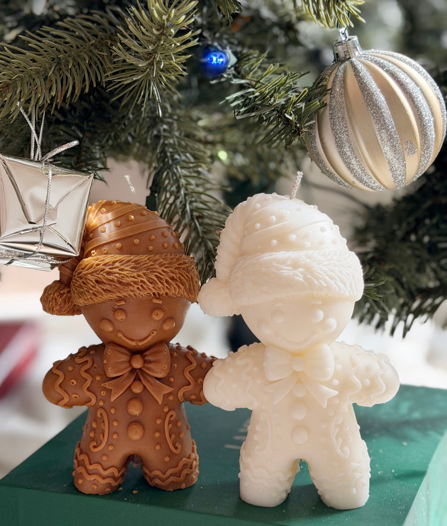 Gingerbread Christmas Boy Candle