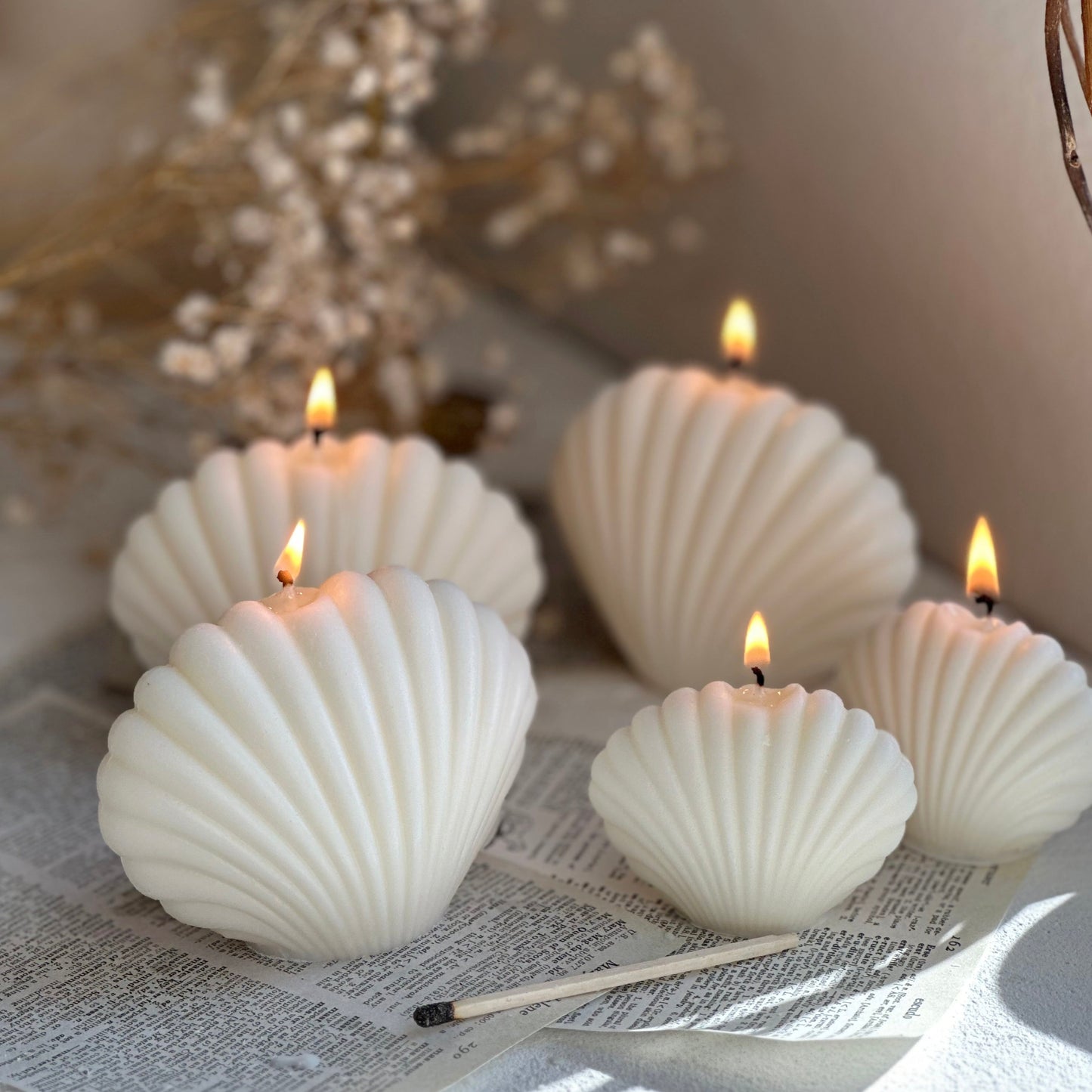 Classic Sea Shell Candle