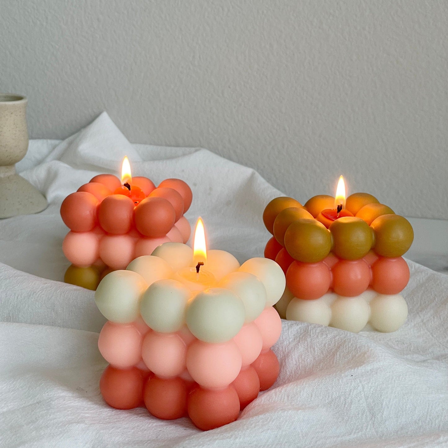 Fall Season Bubble Candle