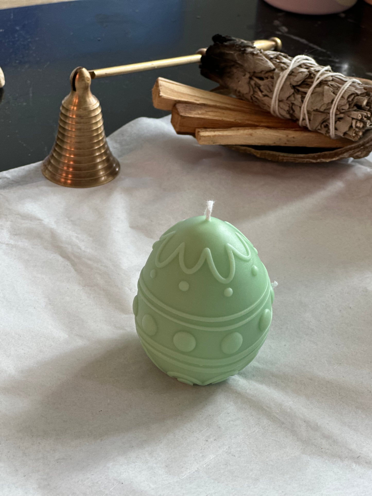 Pastel Easter Egg Candle