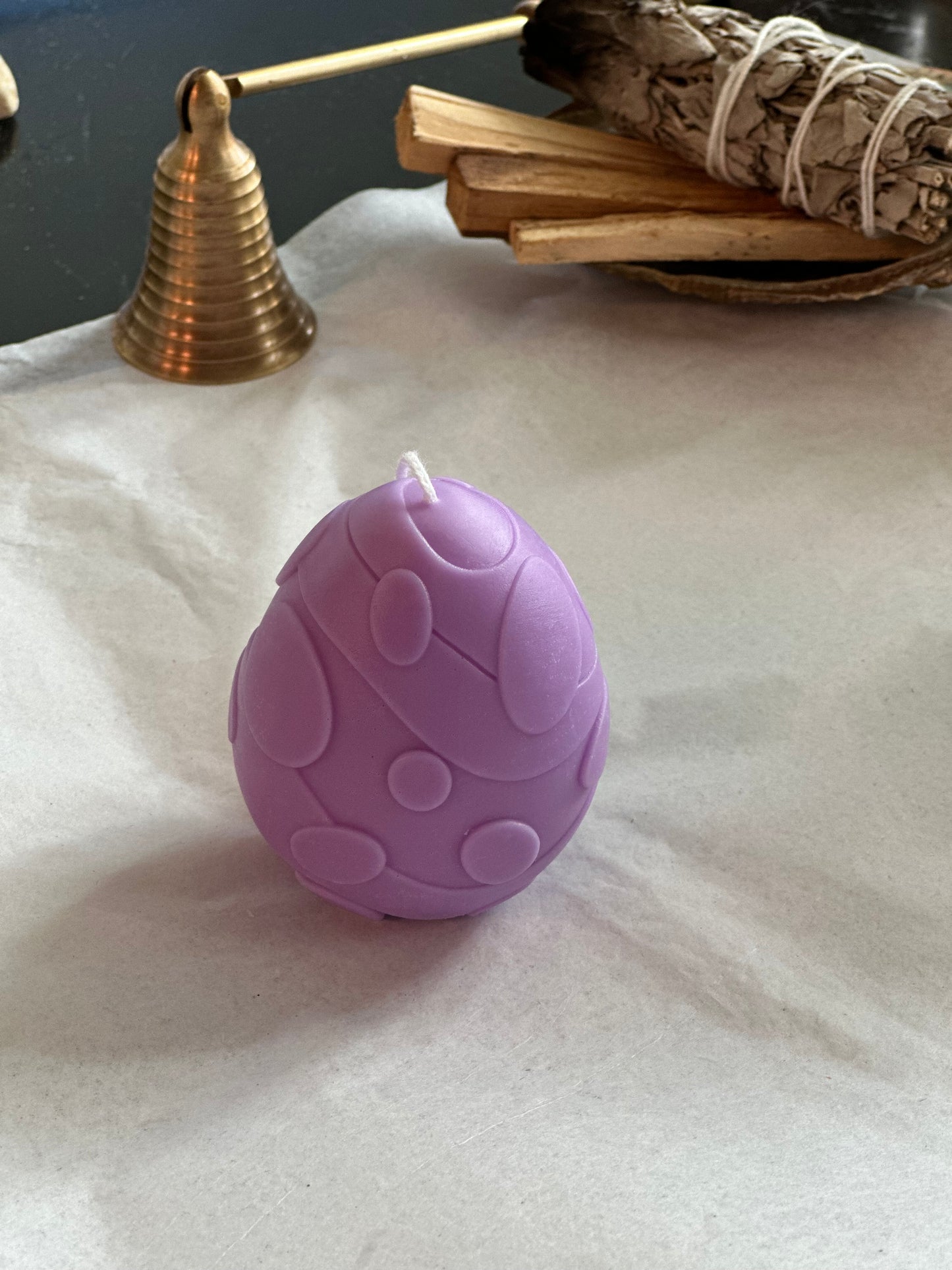 Pastel Easter Egg Candle