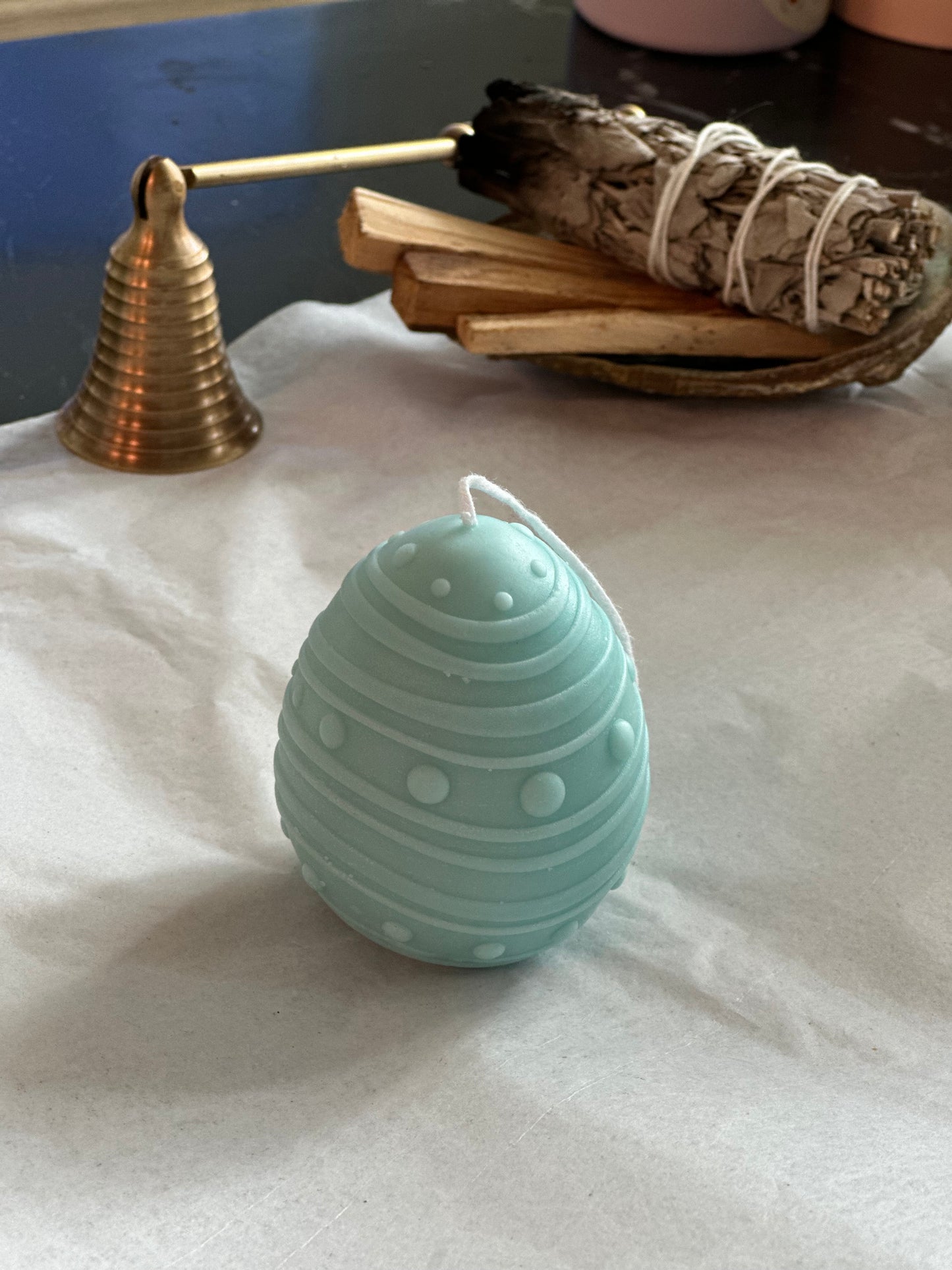 Pastel Easter Egg Candle