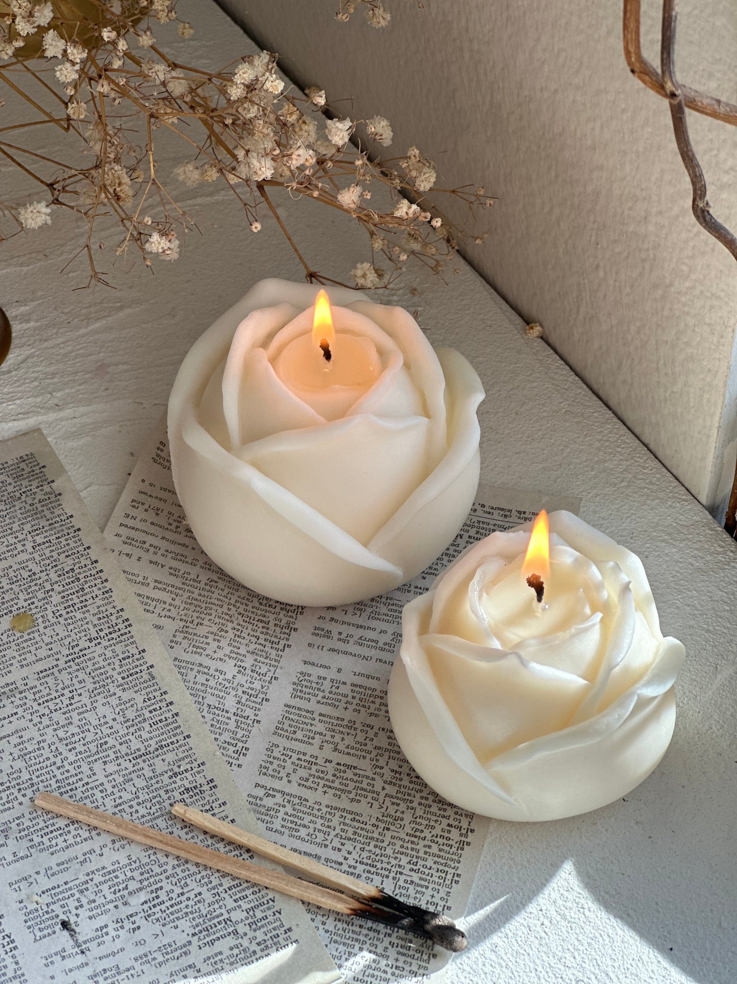 Blooming Rose Candle (1 pc)
