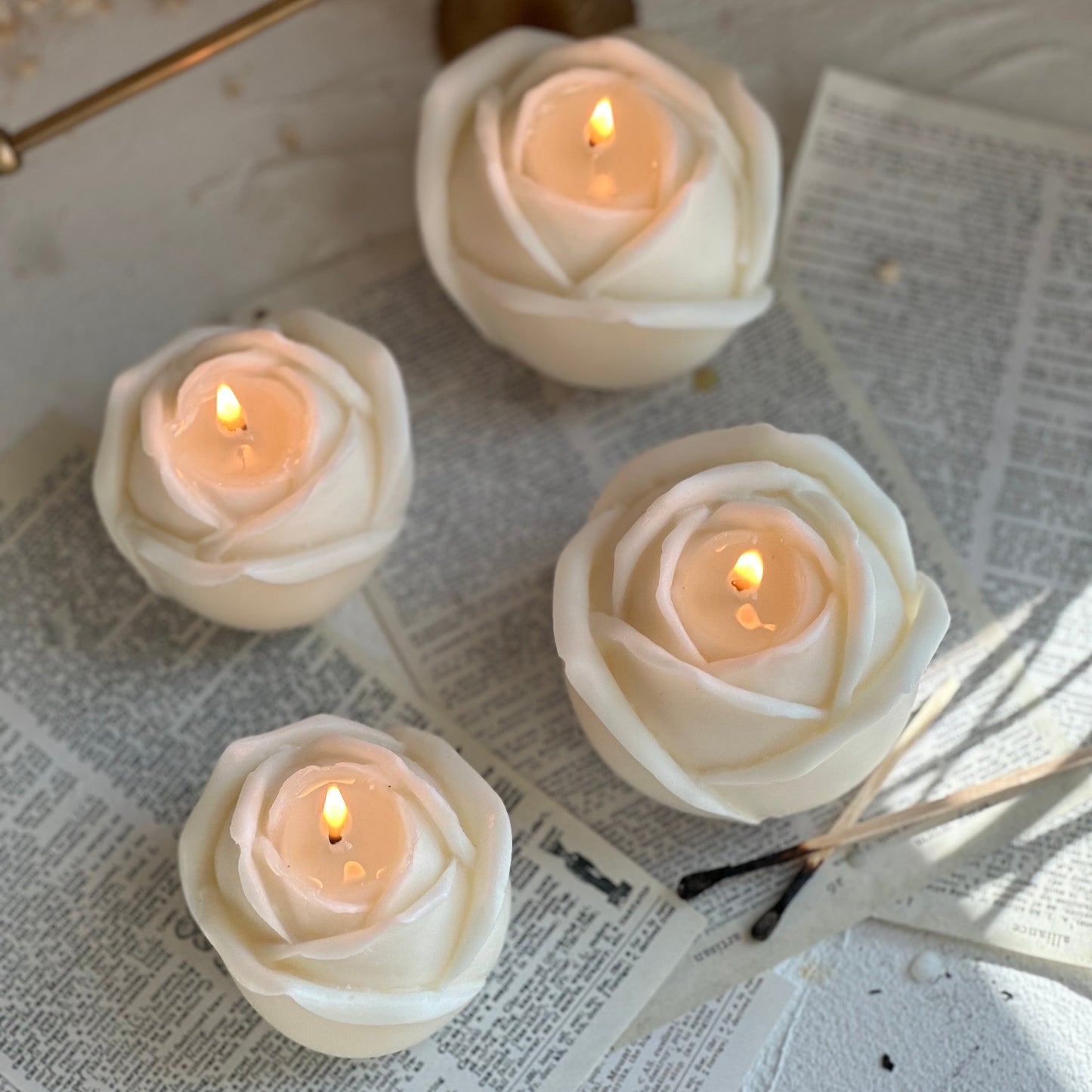 Blooming Rose Candle (1 pc)