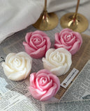 Romantic Rose Candle – Handmade Soy Wax Floral Candle