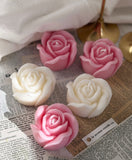 Romantic Rose Candle – Handmade Soy Wax Floral Candle