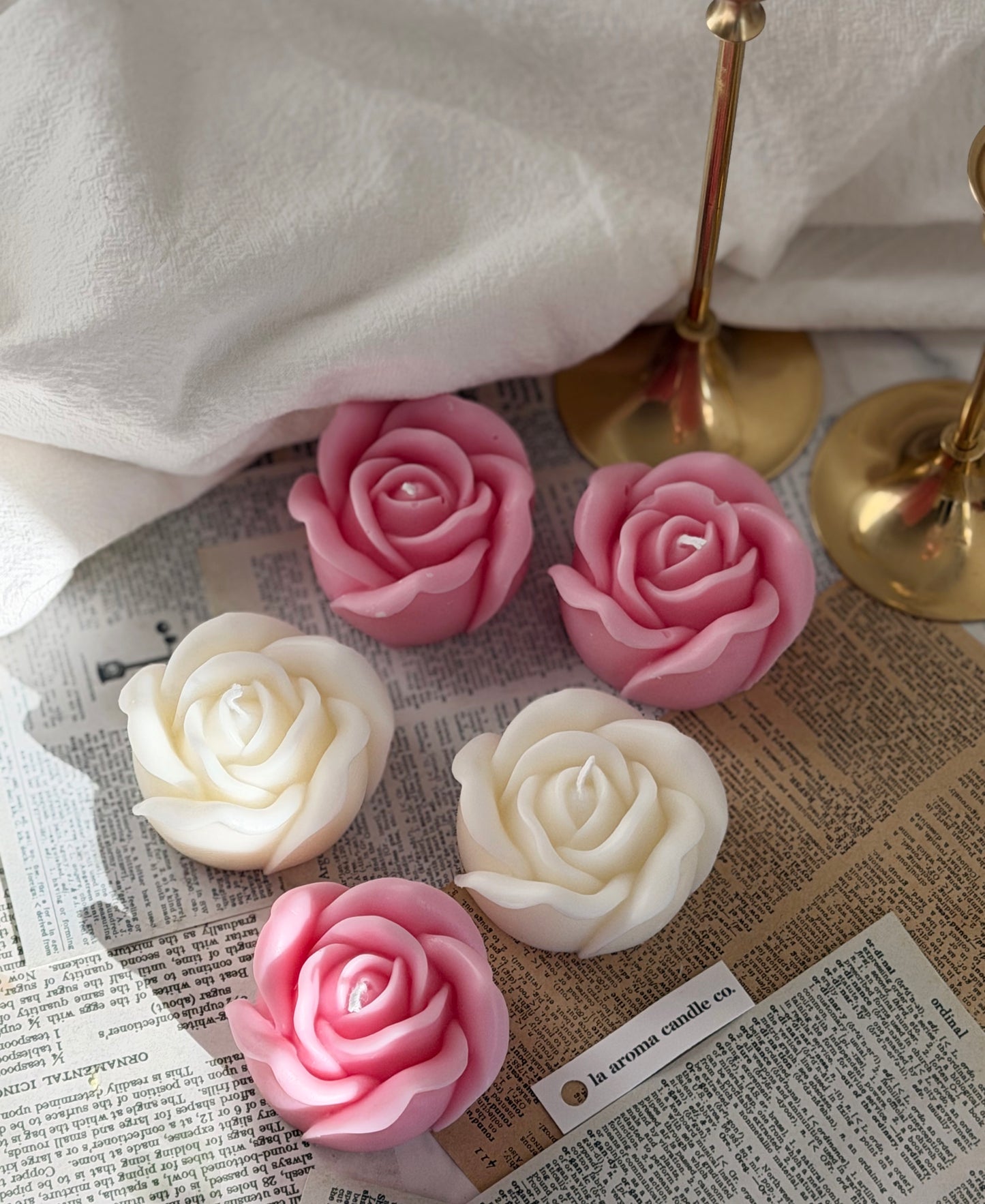 Romantic Rose Candle