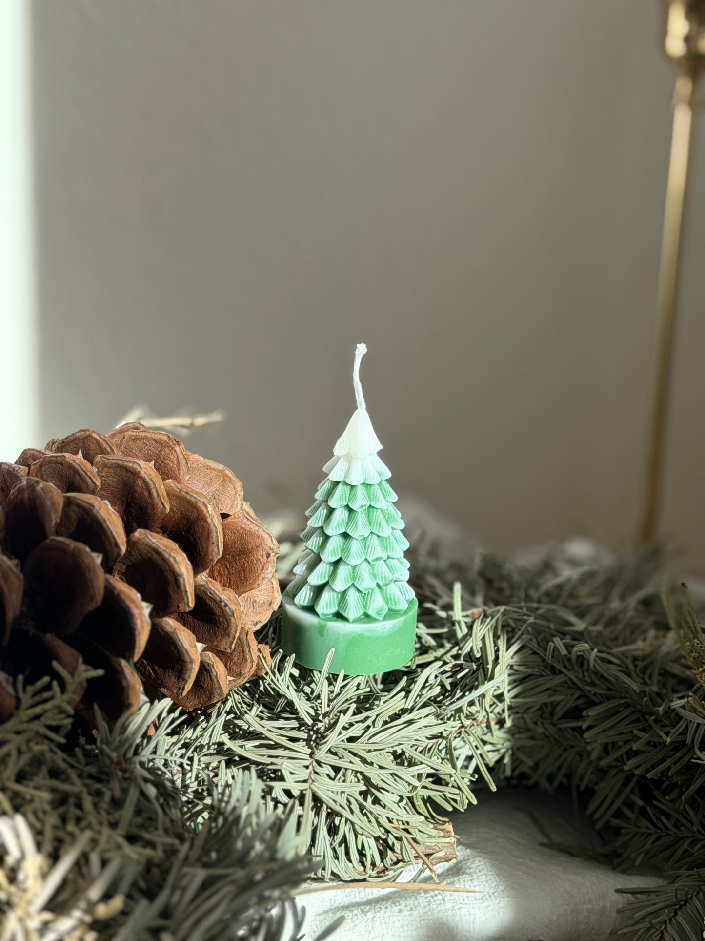 Mini Christmas Tree Trio Candles