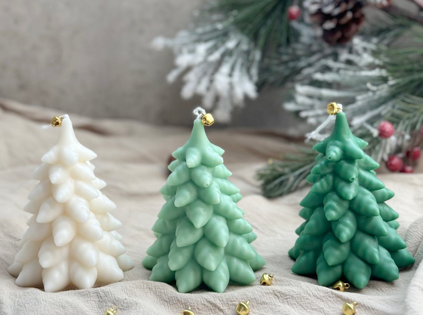 Cute Christmas Tree Candle