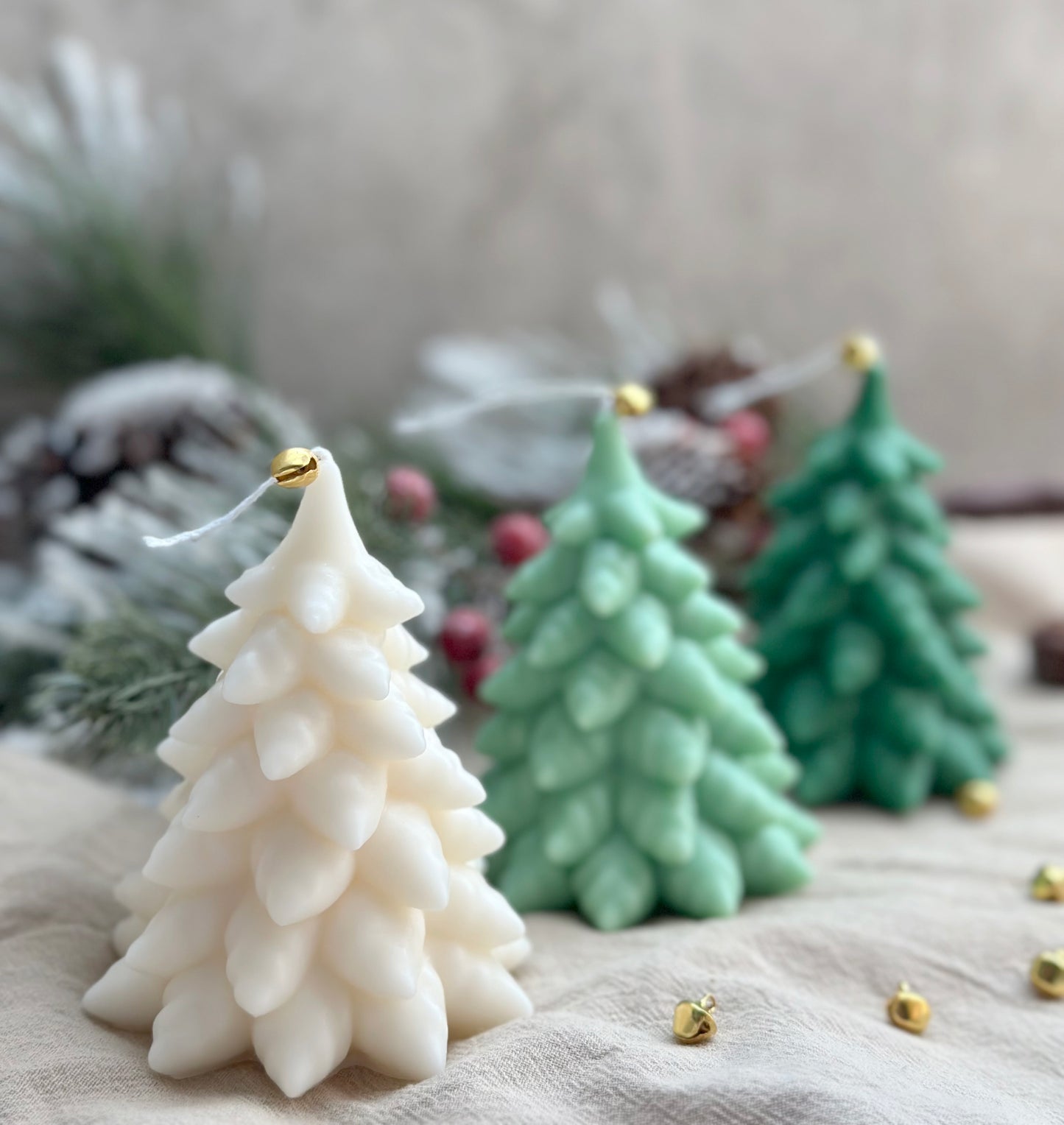 Cute Christmas Tree Candle