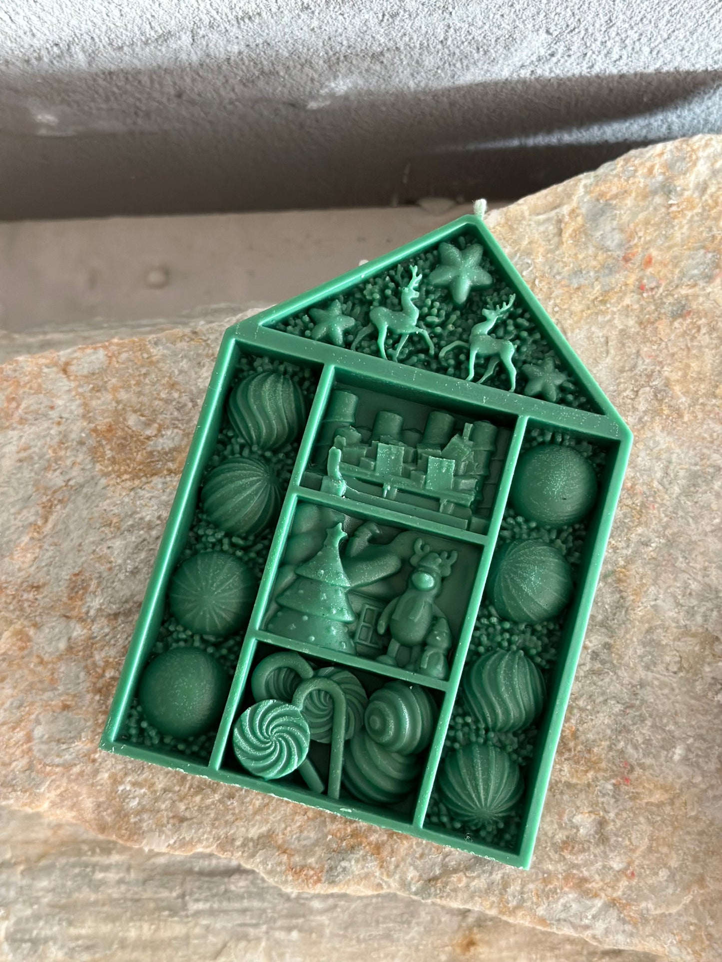 Christmas House Candle