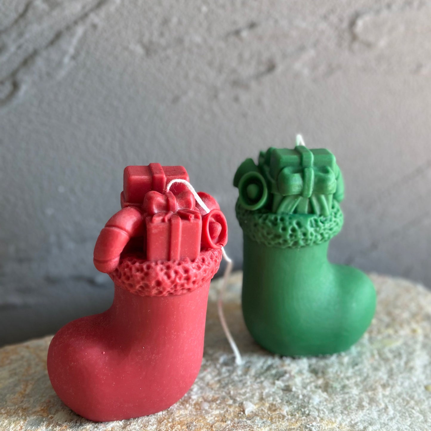 Christmas Gift Sock Candle