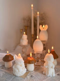 Easter Bunny, Mushroom & Egg Candle – Handmade Spring Candle