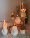 Easter Bunny, Mushroom & Egg Candle – Handmade Spring Candle