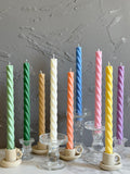 Spiral Taper Candles 10''(A Pair)