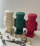 Holiday Soldier Shaped Candle
