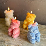 Soft Rose Bear Candle