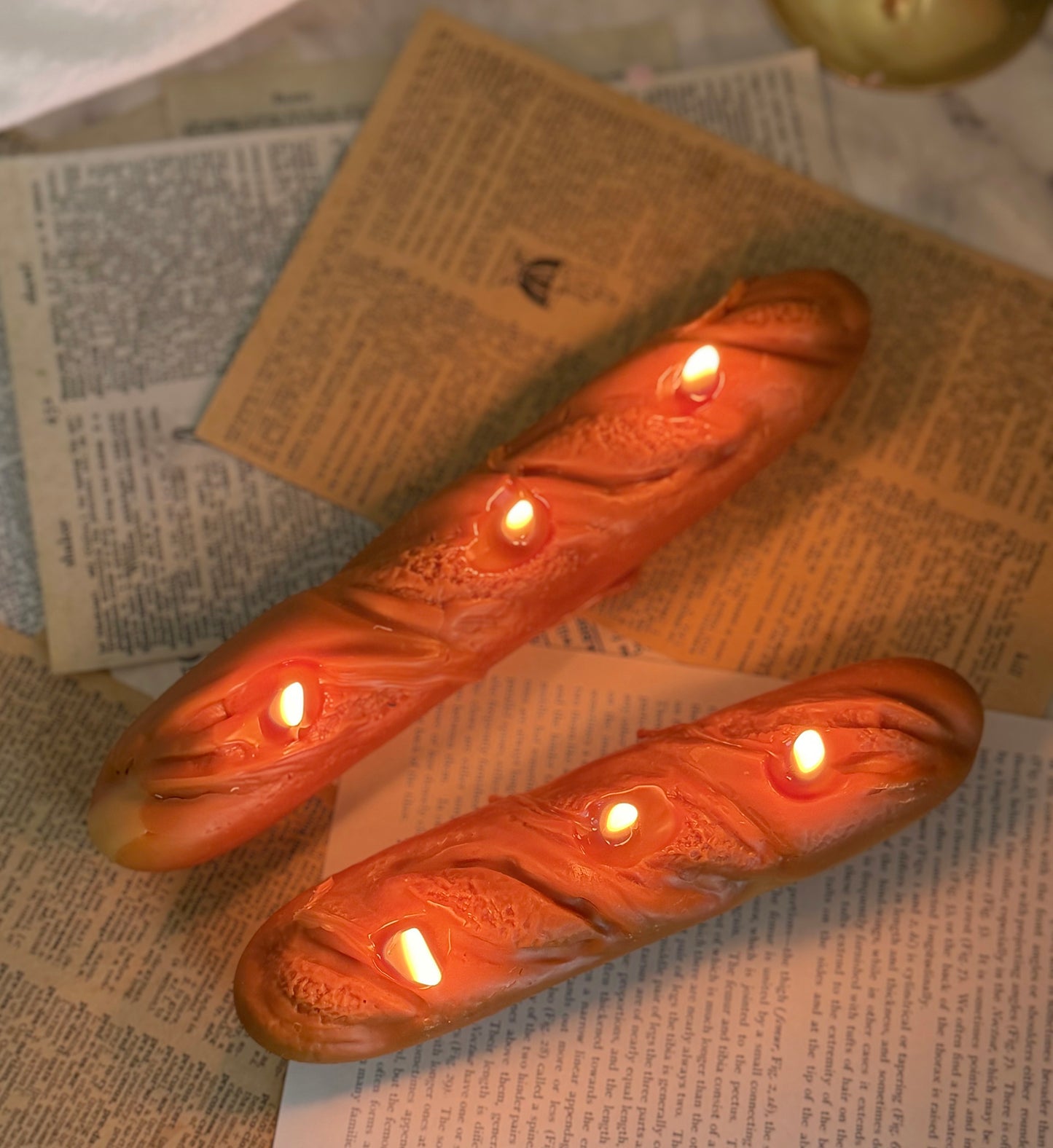 French Baguette Candle