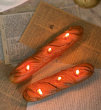 French Baguette Candle | Handmade Bakery Candle | Realistic Bread Candle Decor | Food Shaped Soy Wax Candle