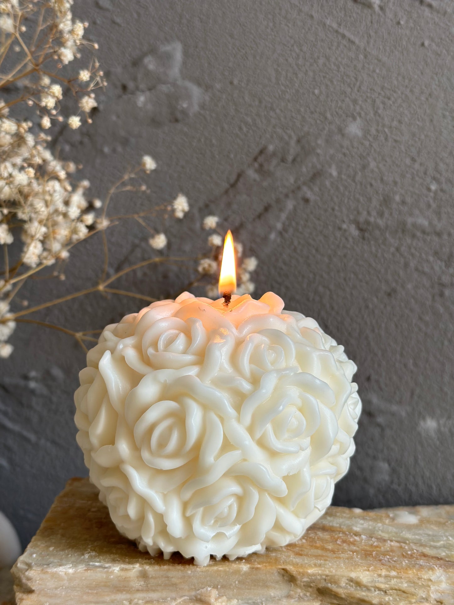 Soy Wax Valentine’s Day Candle – Rose Bear, Heart, Love Pillar | Romantic Gift