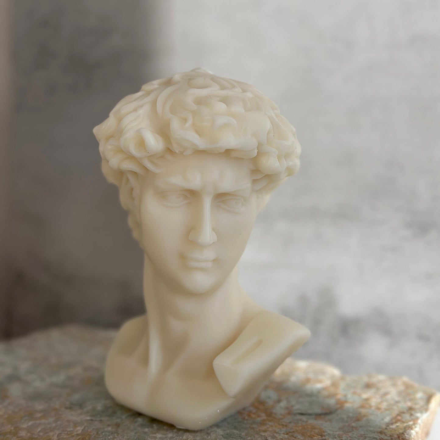 David Statue Candle