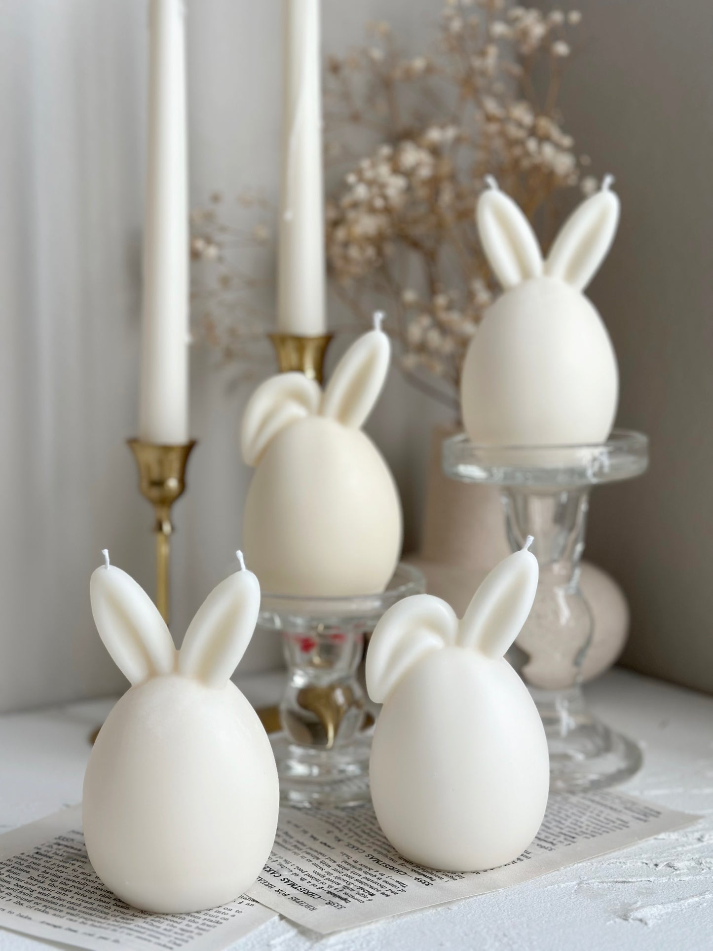 Easter Bunny Egg Candle (1 pc）